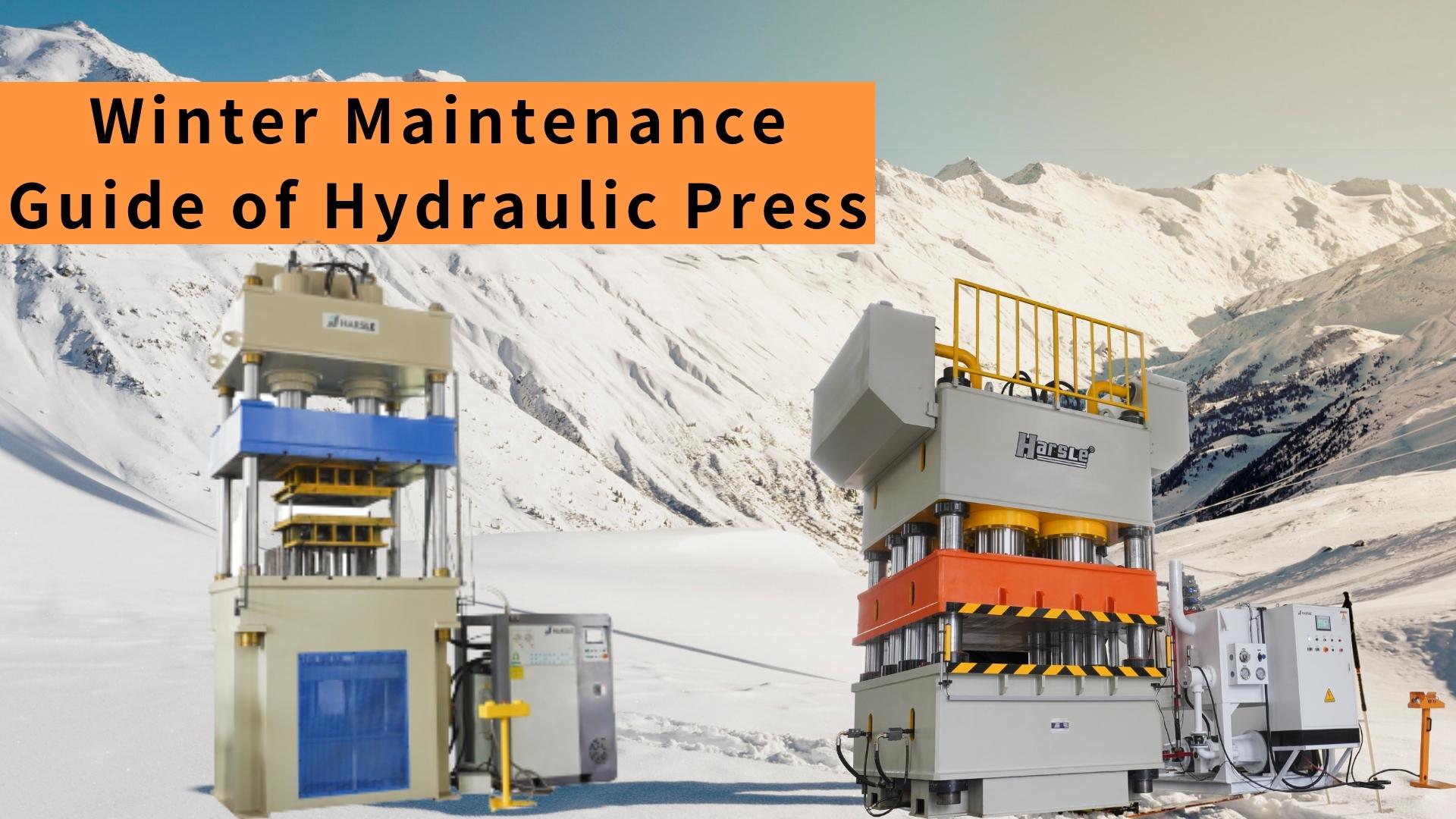 Guía de mantenimiento de invierno de la prensa hidráulica