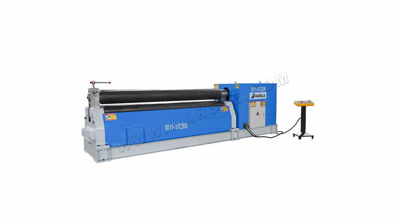 Máquina dobladora de placas de 3 rodillos