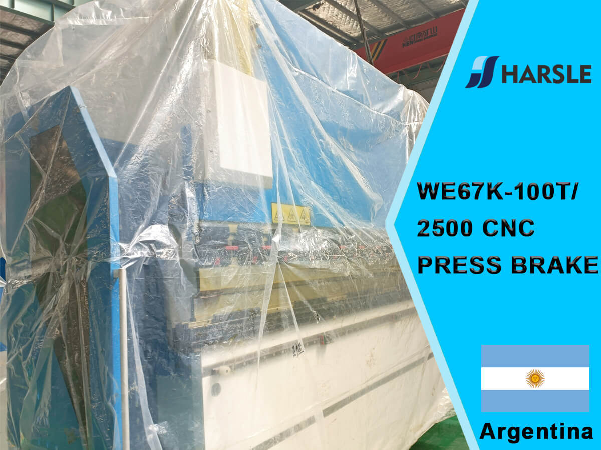 Argentina-we67k-100t/2500 cnc presiona freno con sistema DA66T 8+1 eje