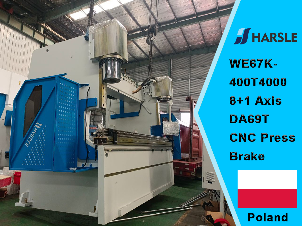 Poland-We67K-400T4000 8+1 Eje DA69T CNC Presion 