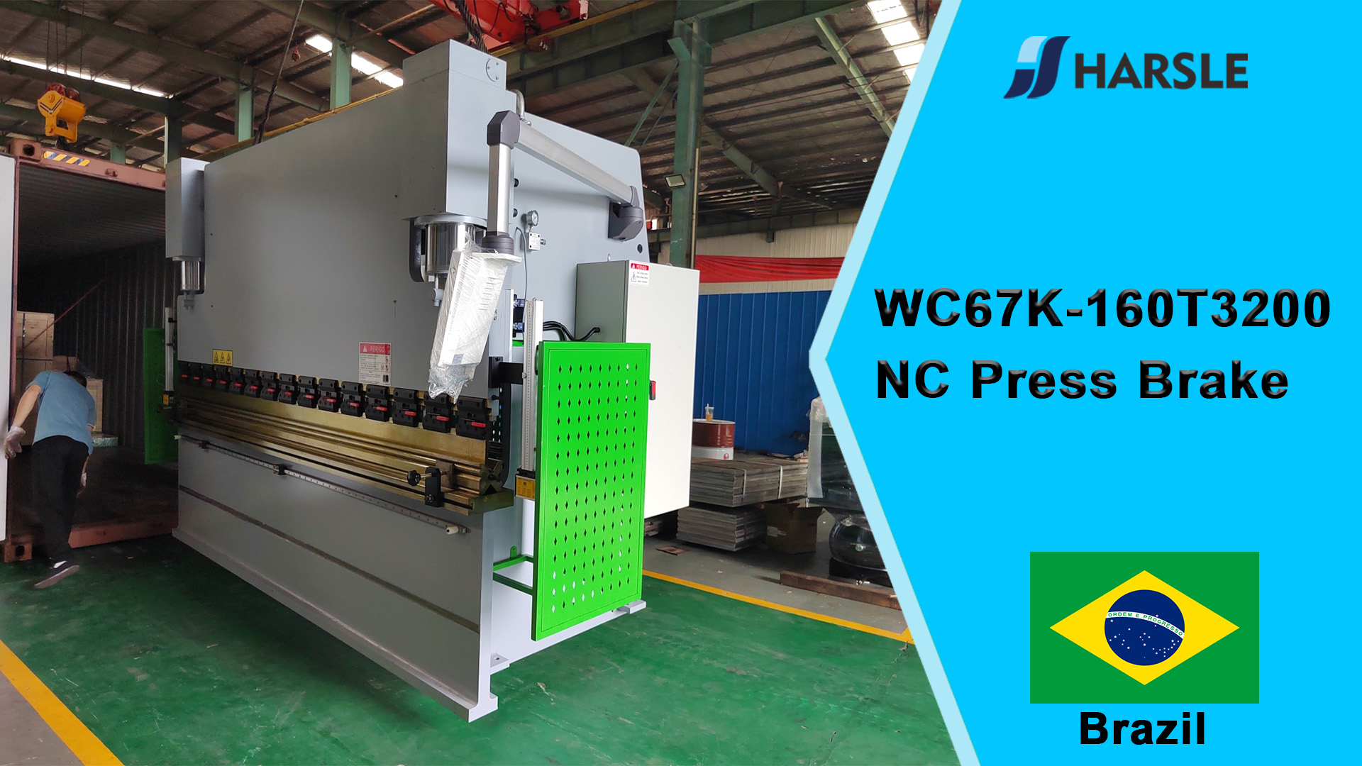 Brasil-WC67K-160T3200 Prensa plegadora NC