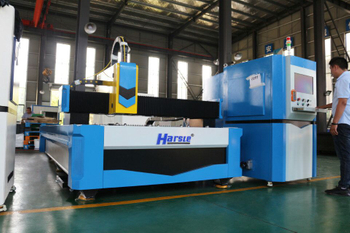 HARSLE 500W CNC Fiber Laser Cutting Machine Video