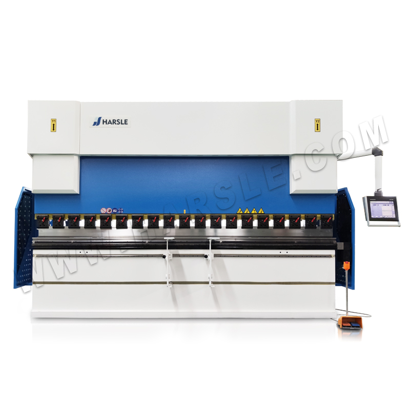 Freno de prensa CNC hidráulico WE67K-200T / 4000 con DA-58T, Máquina de flexión de hojas y control gráfico 2D