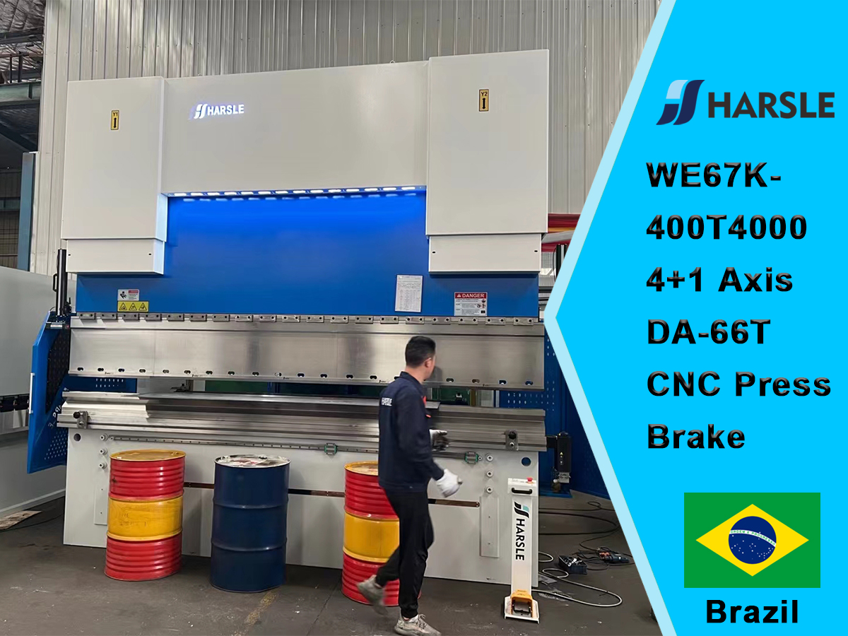 Brasil-we67k-400t4000 4+1 eje da-66t cnc prensa freno
