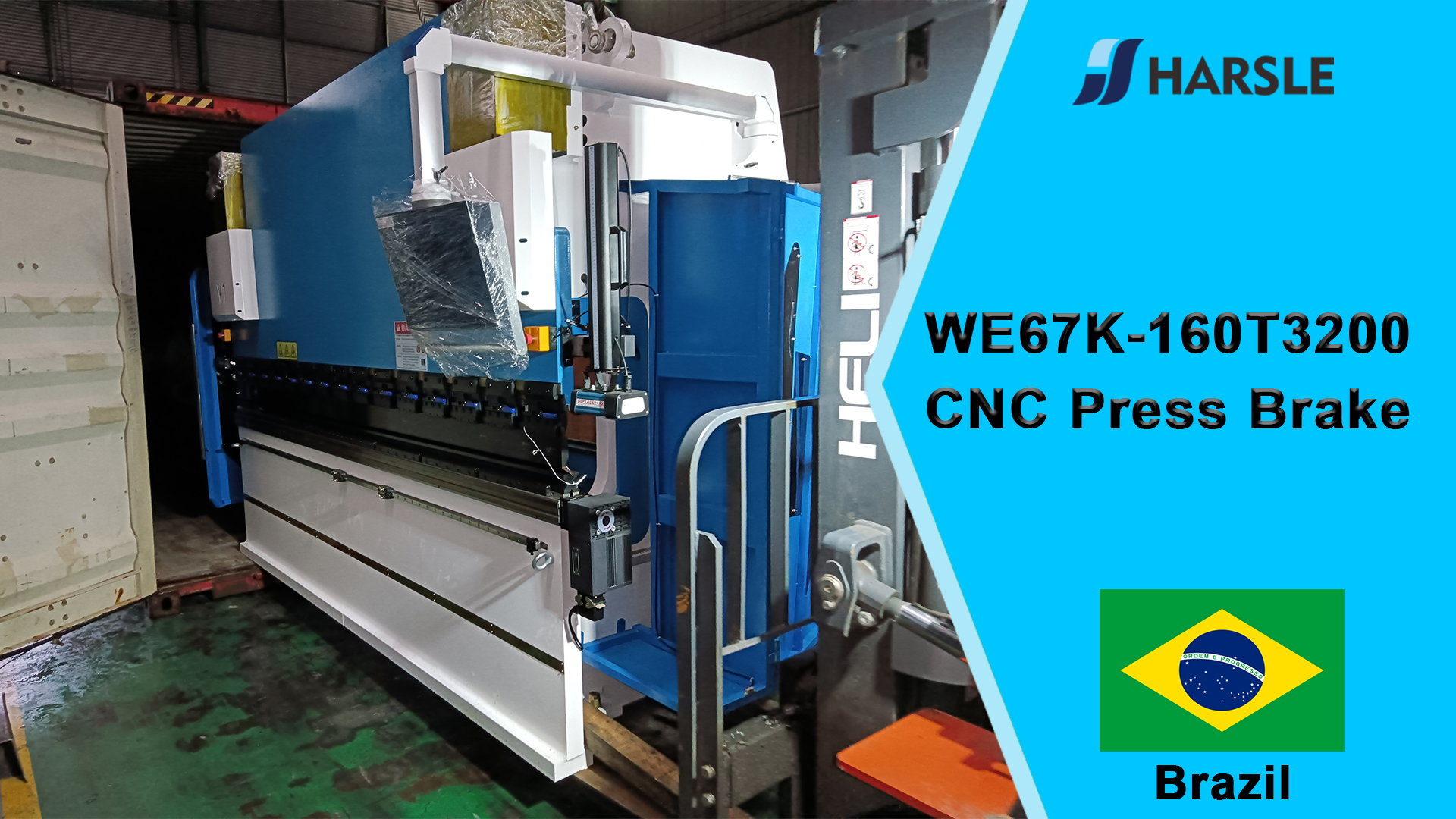 Prensa plegadora CNC Brasil-WE67K-160T3200