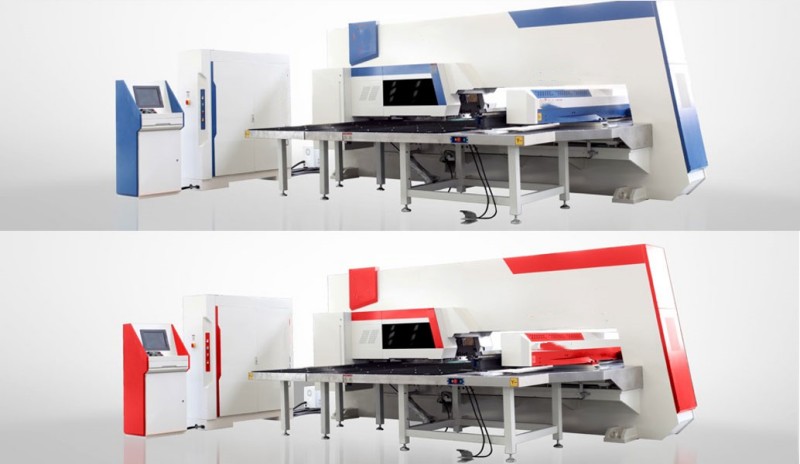 Aspecto del equipo de punzonado de torreta CNC