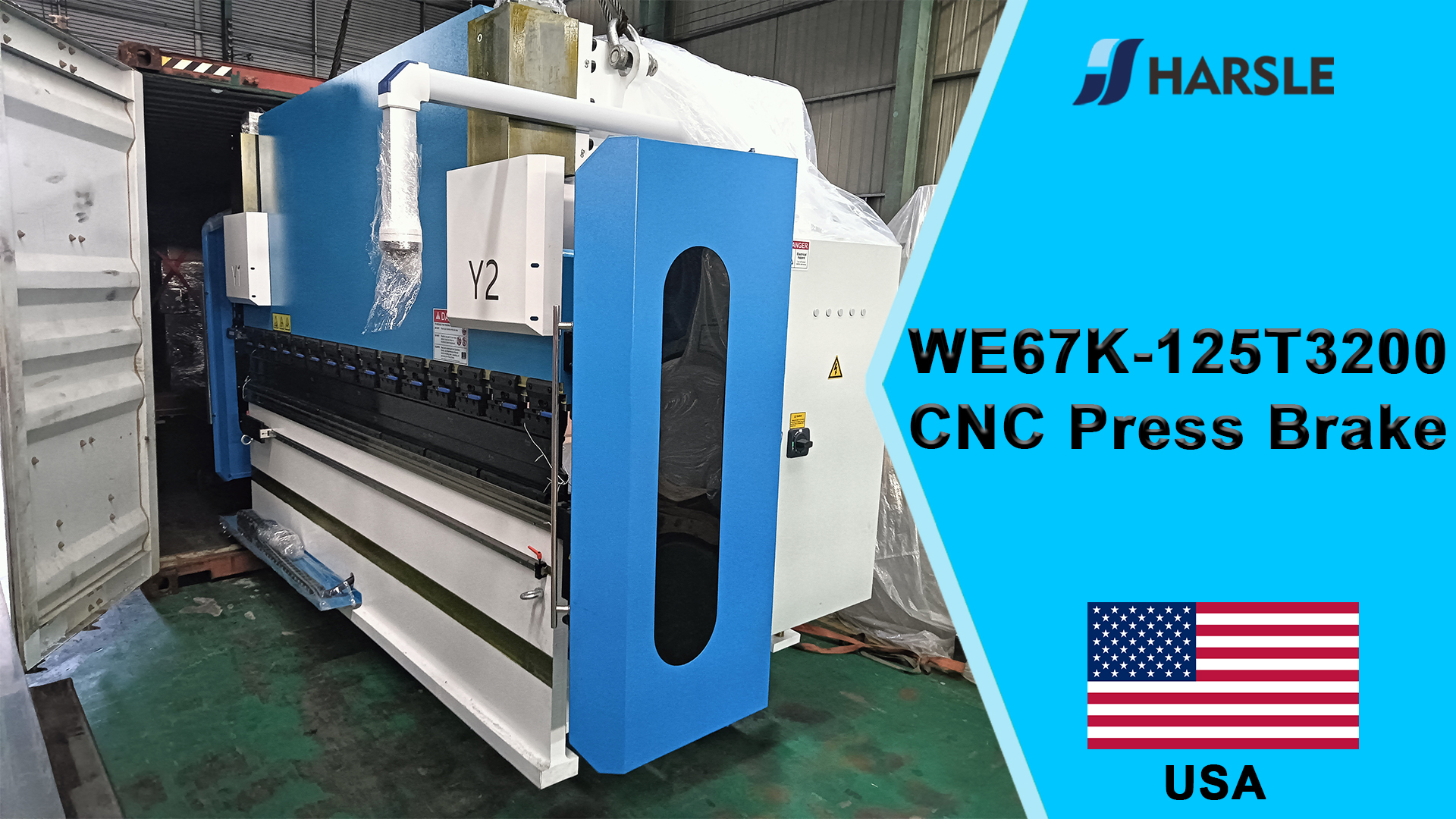 Prensa plegadora CNC USA-WE67K-125T3200