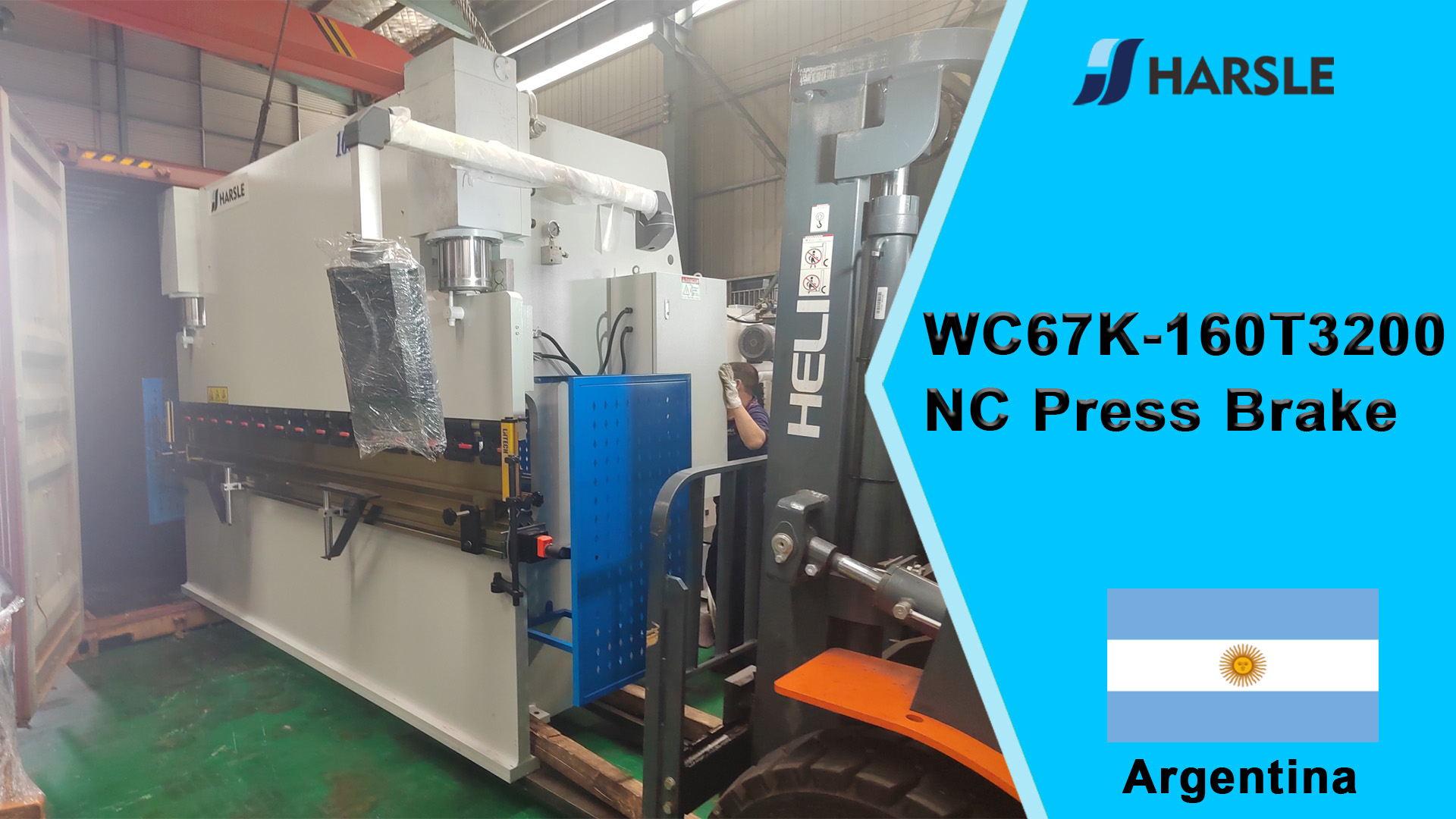 Argentina-WC67K-160T3200 Prensa plegadora NC
