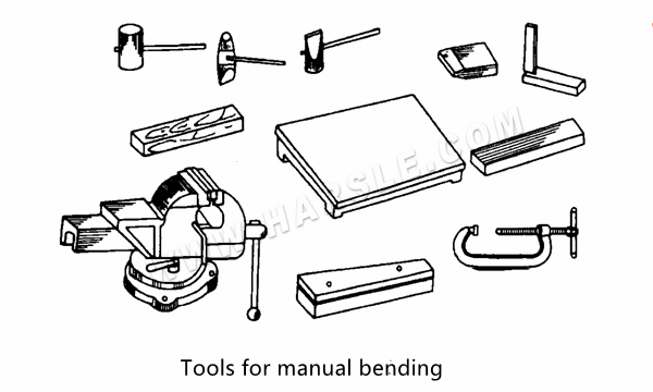 plegado manual de chapa