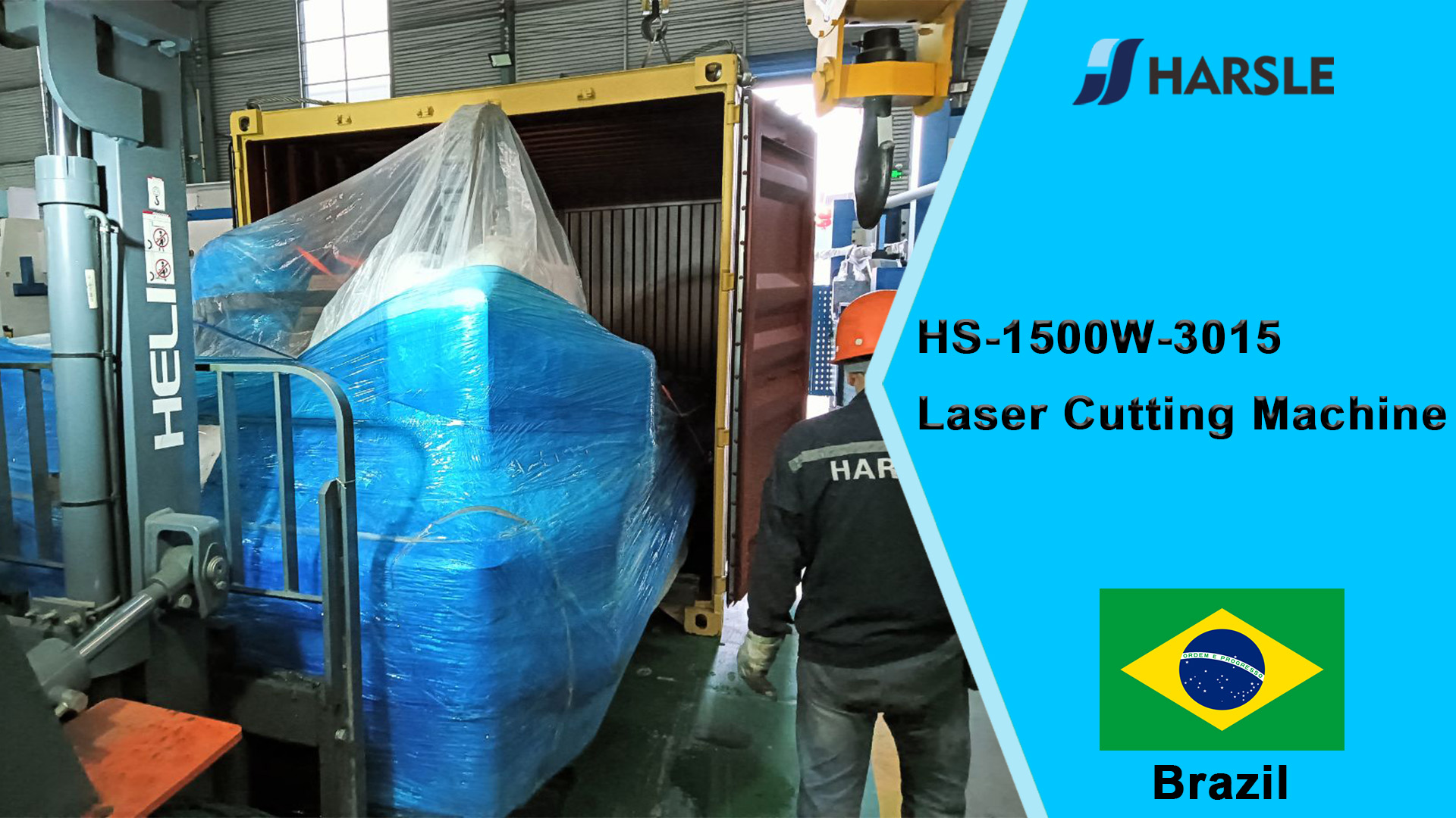 Máquina cortadora láser Brasil-HS-1500W-3015