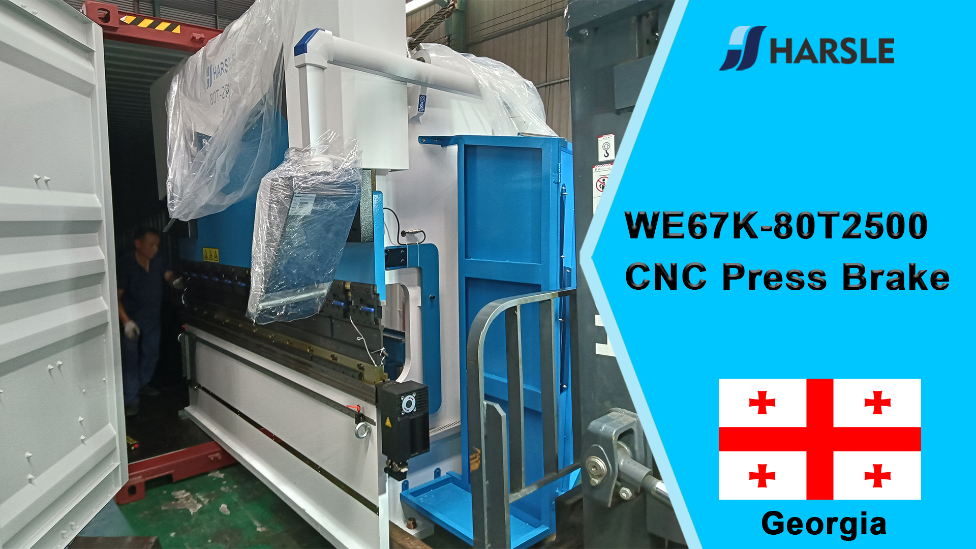 Prensa plegadora CNC Georgia-WE67K-80T2500