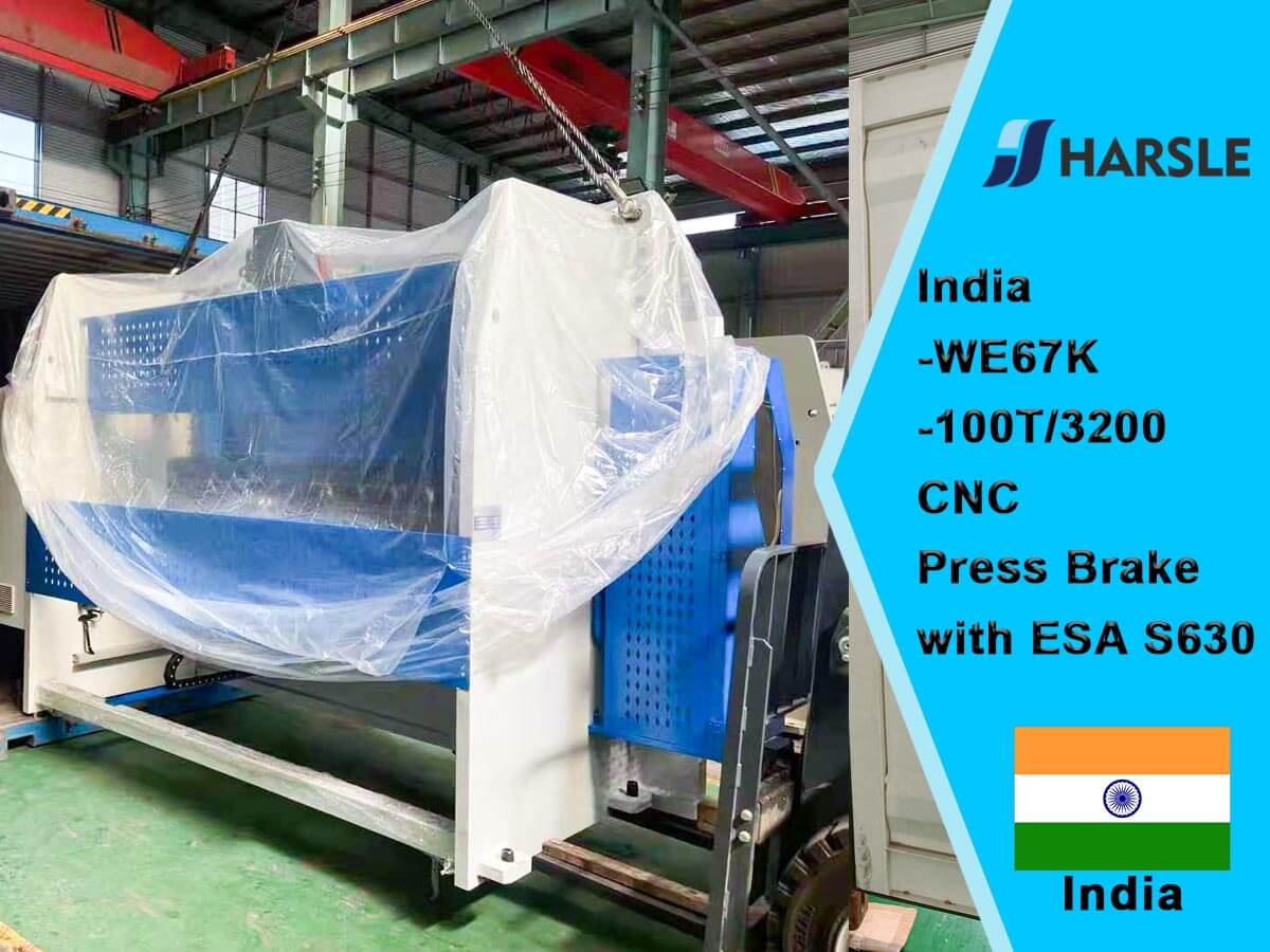 India-We67k-100T/3200 CNC Press Brake con sistema ESA S630