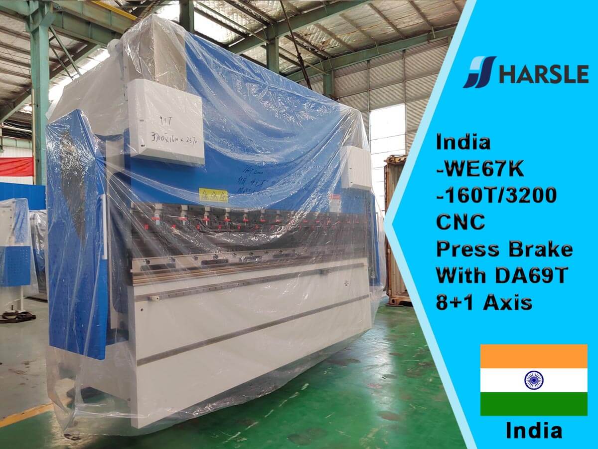 India-We67K-160T/3200 CNC Presione Brake con DA69T 8+1 eje