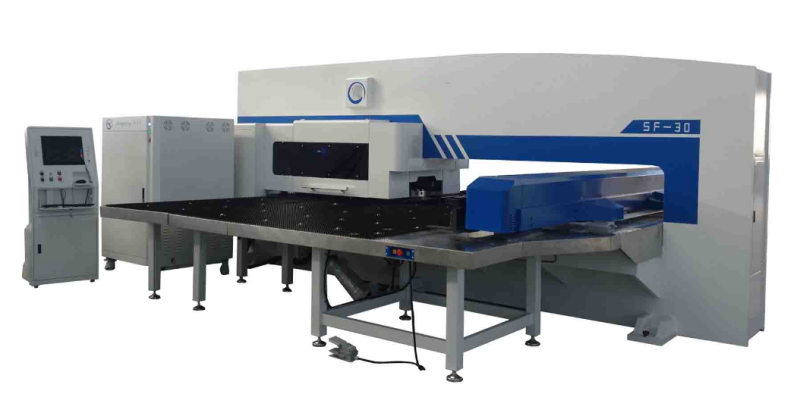 Aspecto del equipo de punzonado de torreta CNC