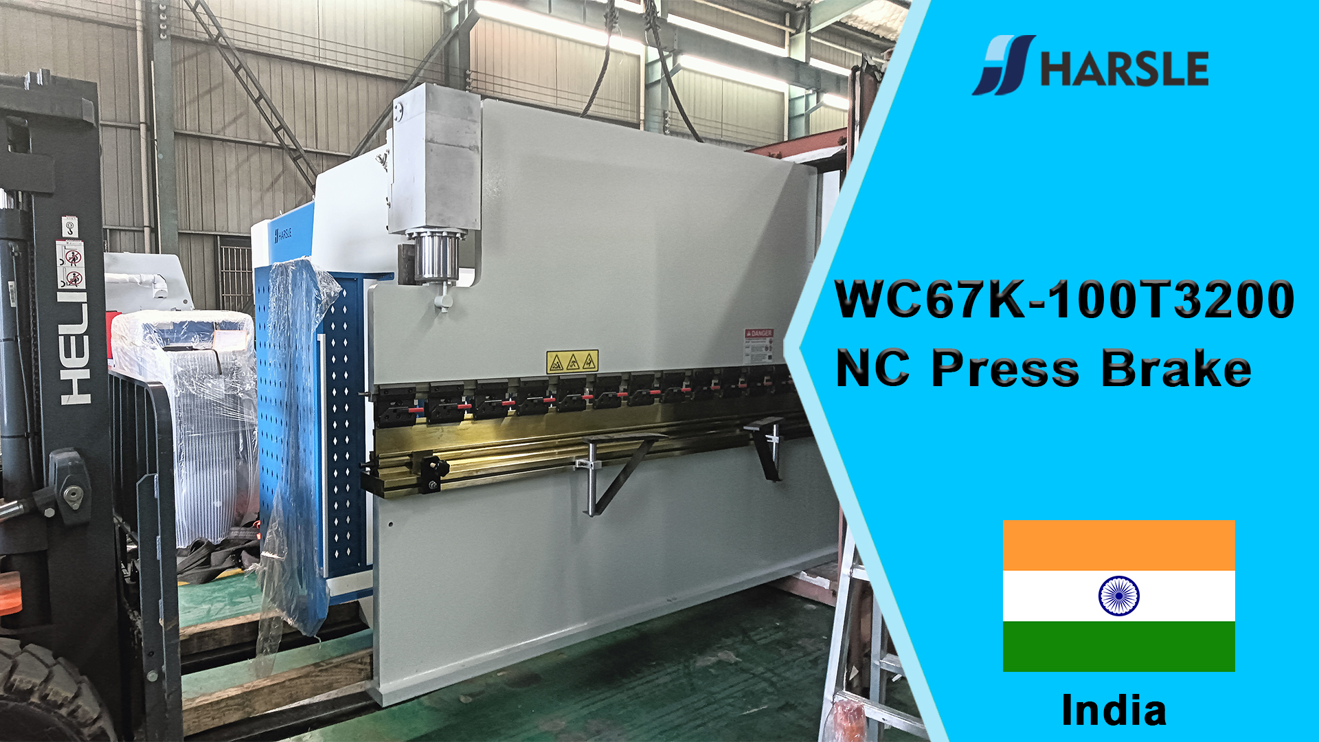 India-WC67K-100T3200 Prensa plegadora NC
