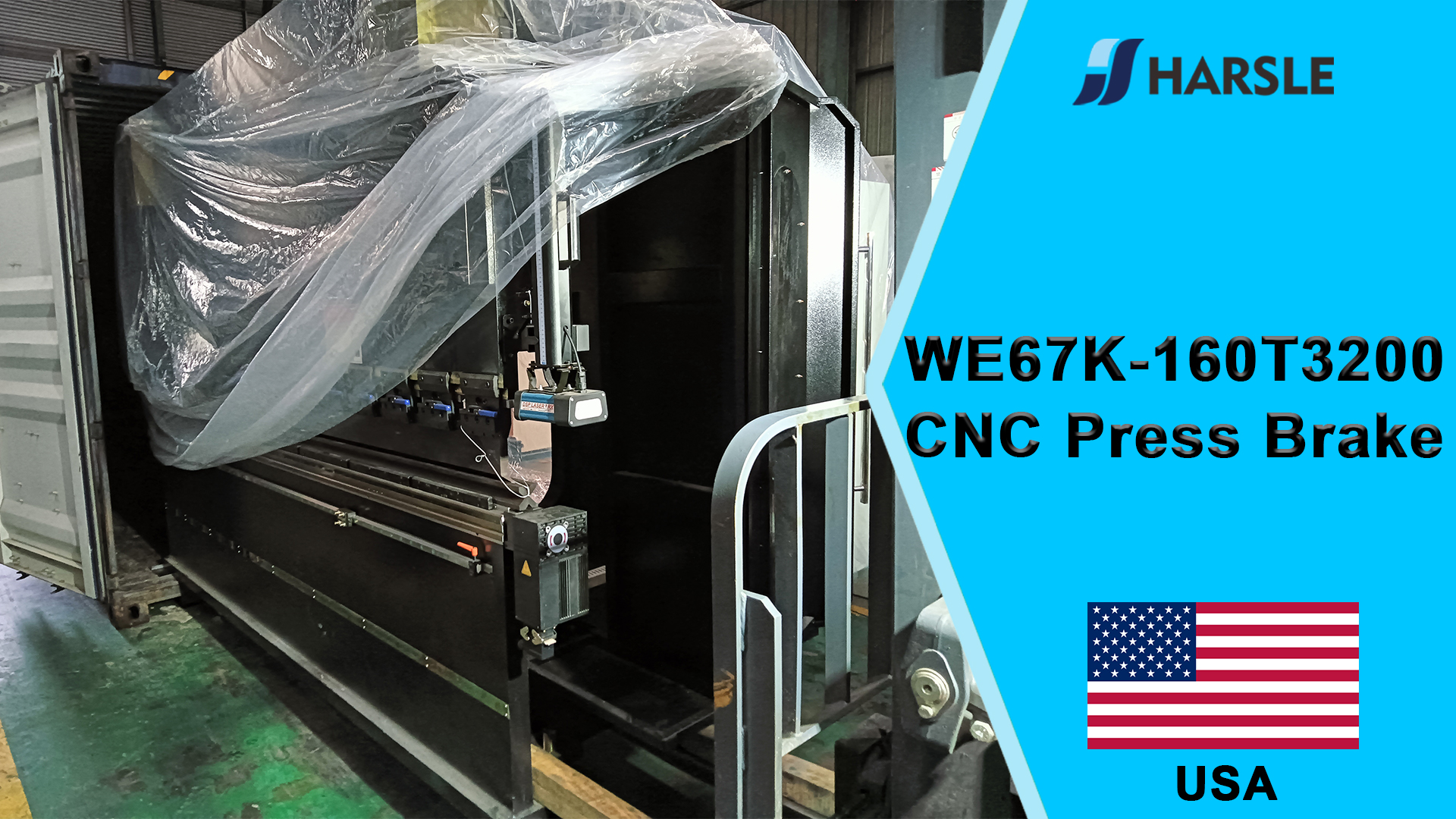 Prensa plegadora CNC USA-WE67K-160T3200
