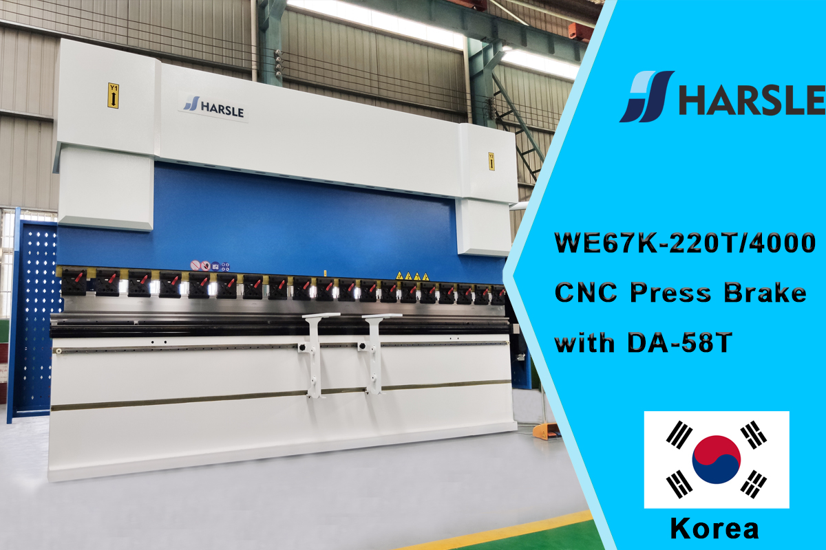 Corea-We67k-220T/4000 DA-58T 4+1 CNC Presiona hidráulica Freno