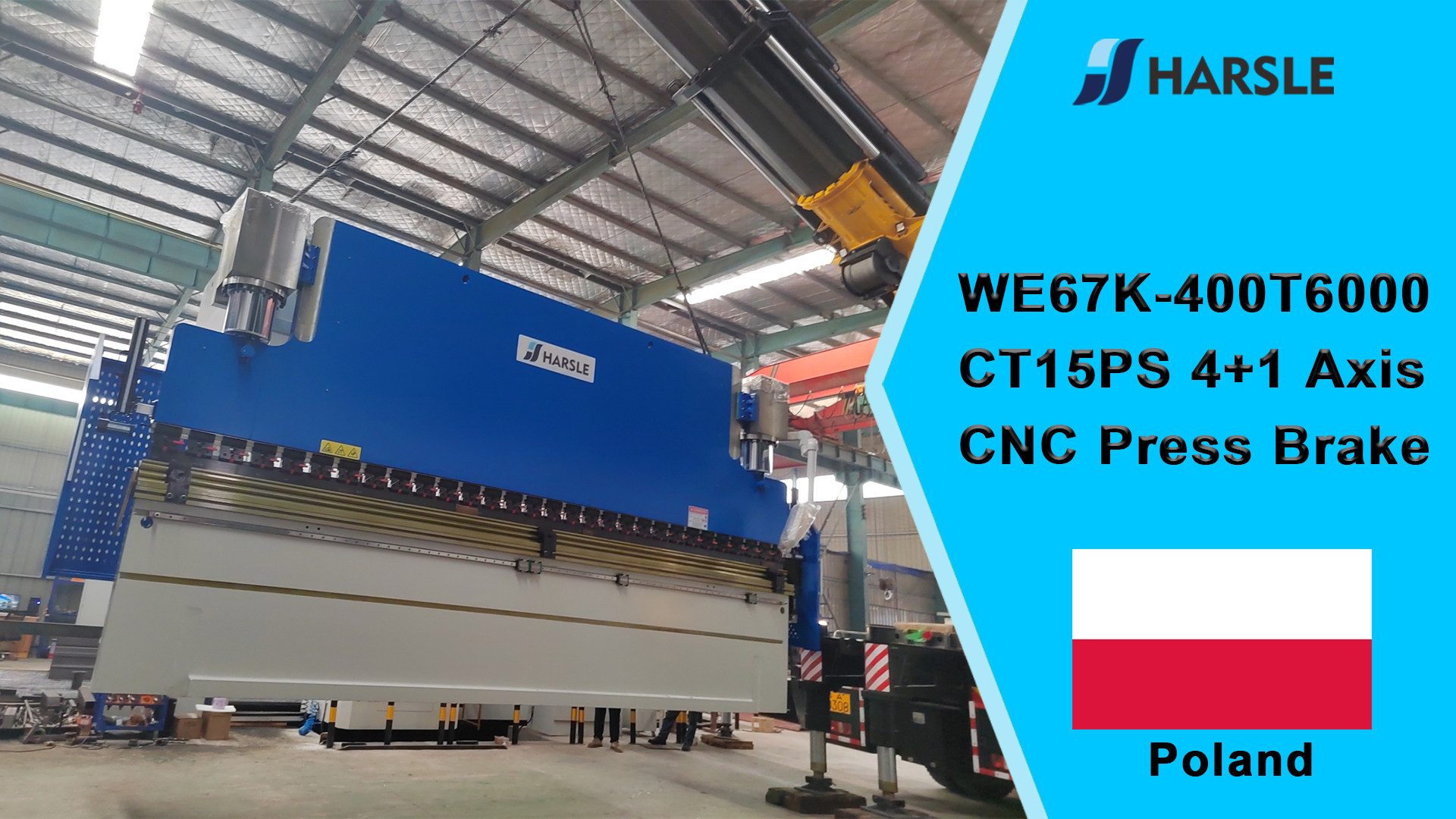 Polonia-WE67K-400T6000 CT15PS 4+1 Axis CNC Prensa plegadora