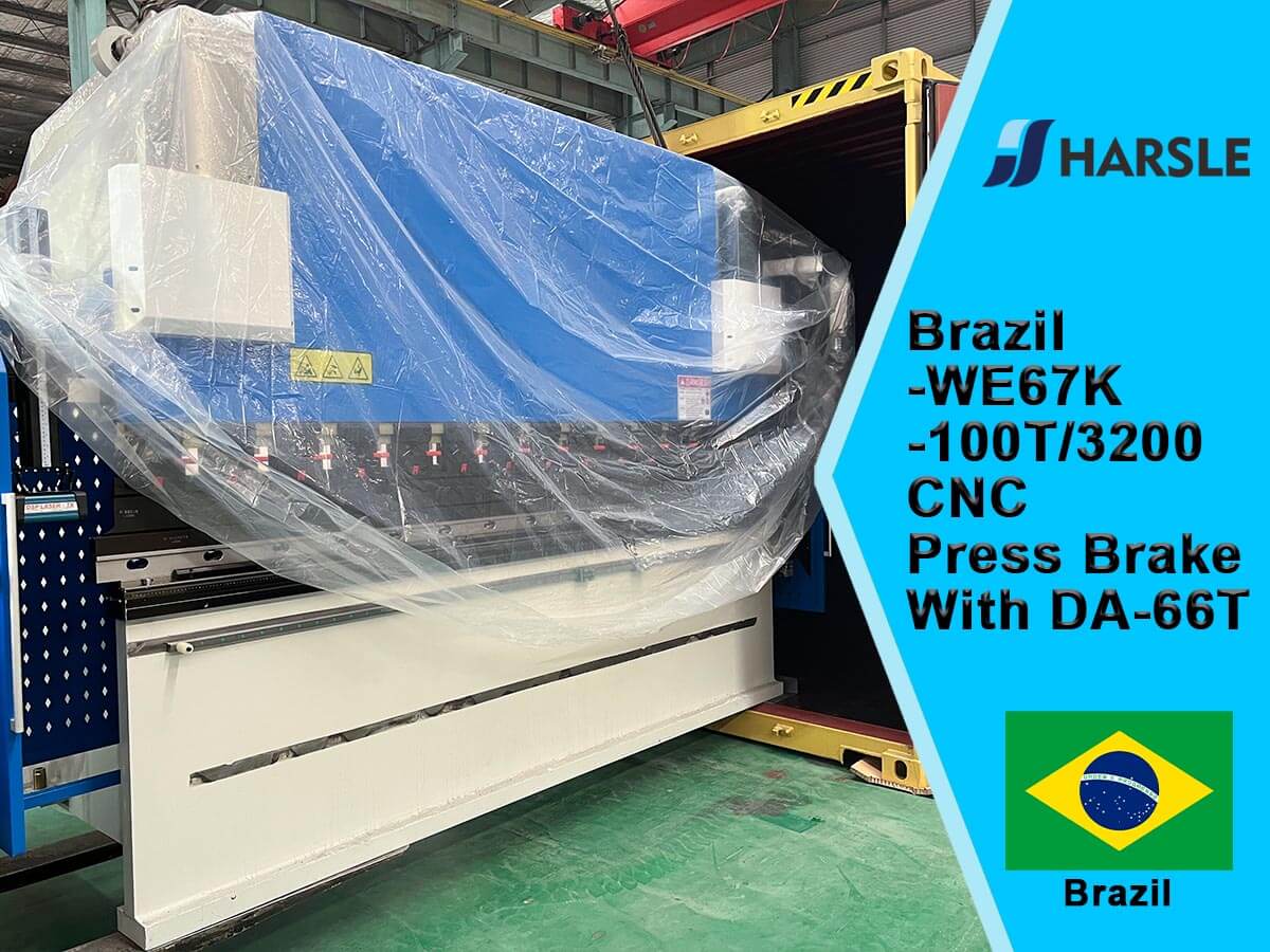 Brasil-We67k-100T/3200 CNC Press Brake con DA-66T