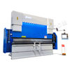 Prensa plegadora WE67K-160T/3200 con 6+1 ejes y DA-66T, abrazadera de herramienta Wila y unidad de servobomba