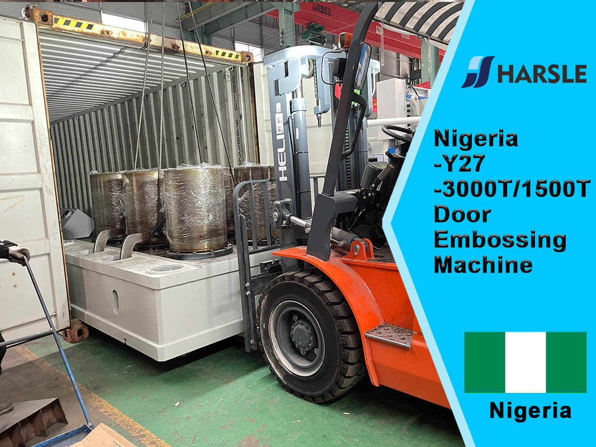 Nigeria-Y27-3000T/1500T Máquina de estampado de puerta