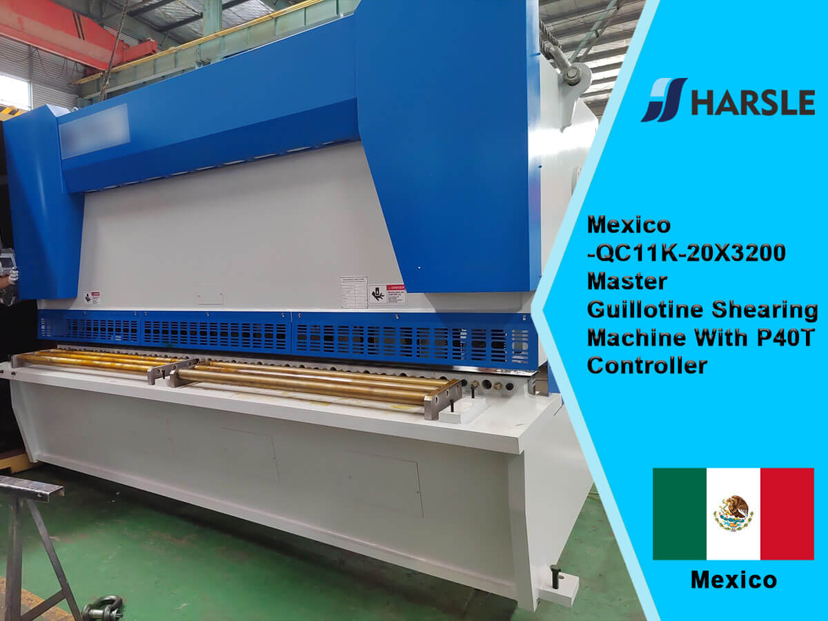 México-QC11kk-20x3200 Máter de corte de guillotina maestra con controlador P40T