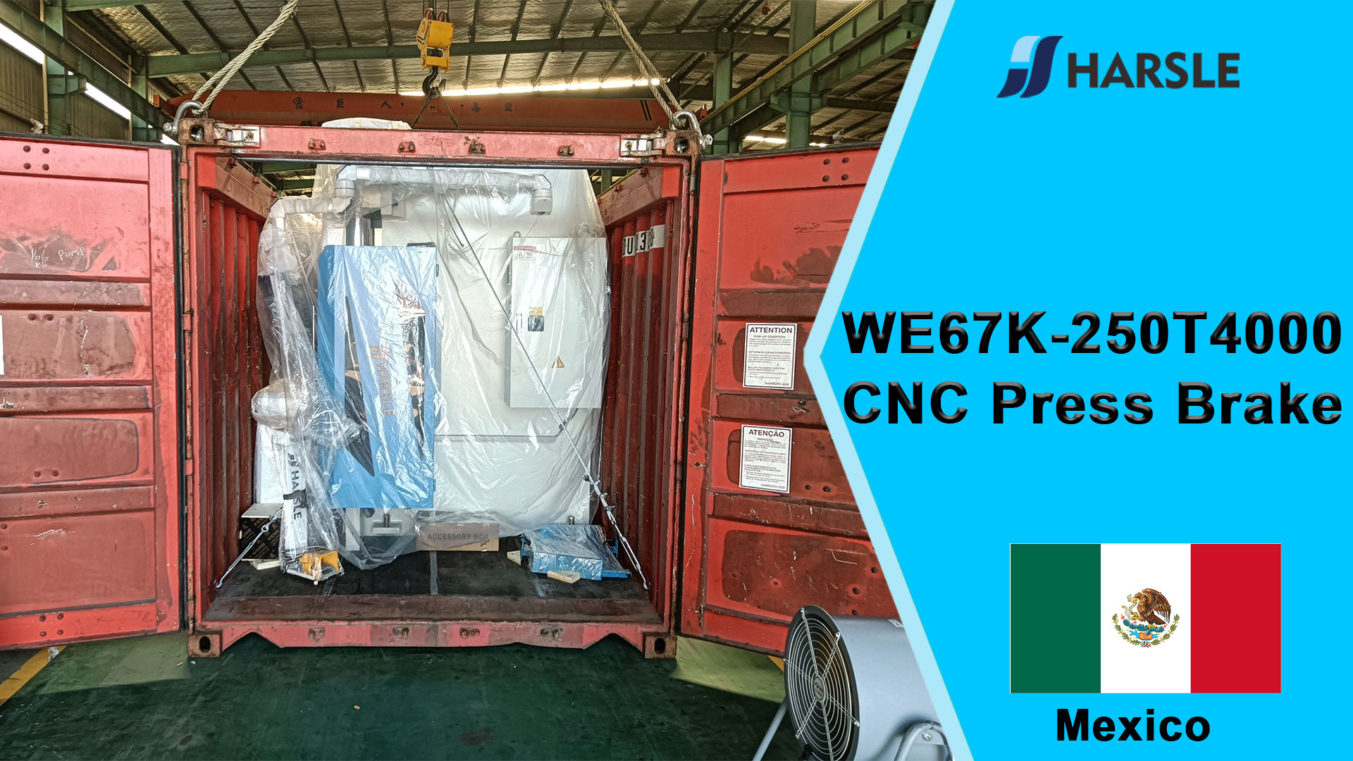 Prensa plegadora CNC México-WE67K-250T4000