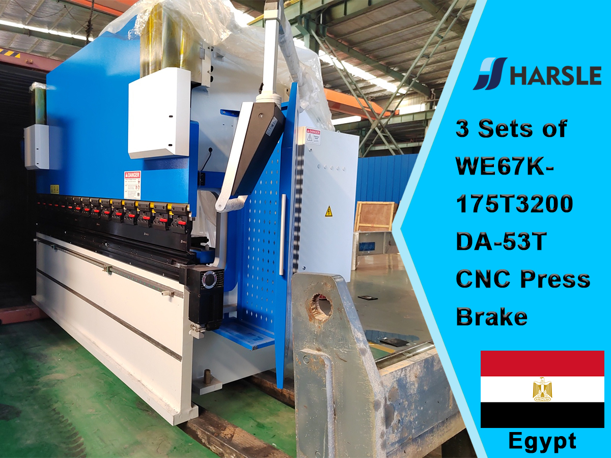 Egipto-3 conjuntos de We67K-175T3200 DA-53T CNC Press Brake