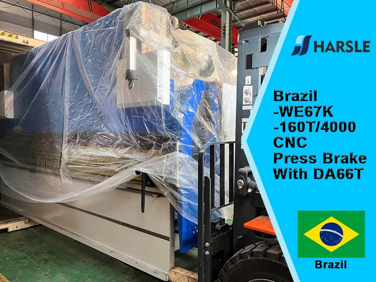 Brasil-We67K-160T/4000 CNC Presion Brake con Da66T