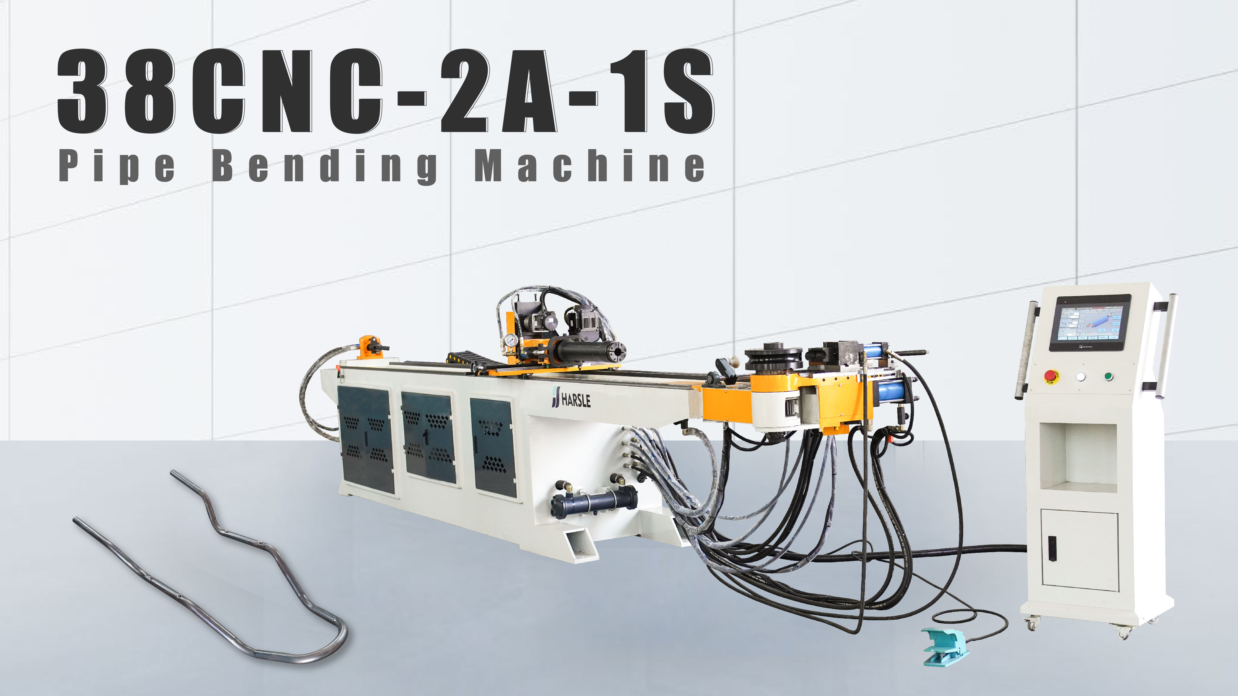 Máquina dobladora de tubos CNC con perforación