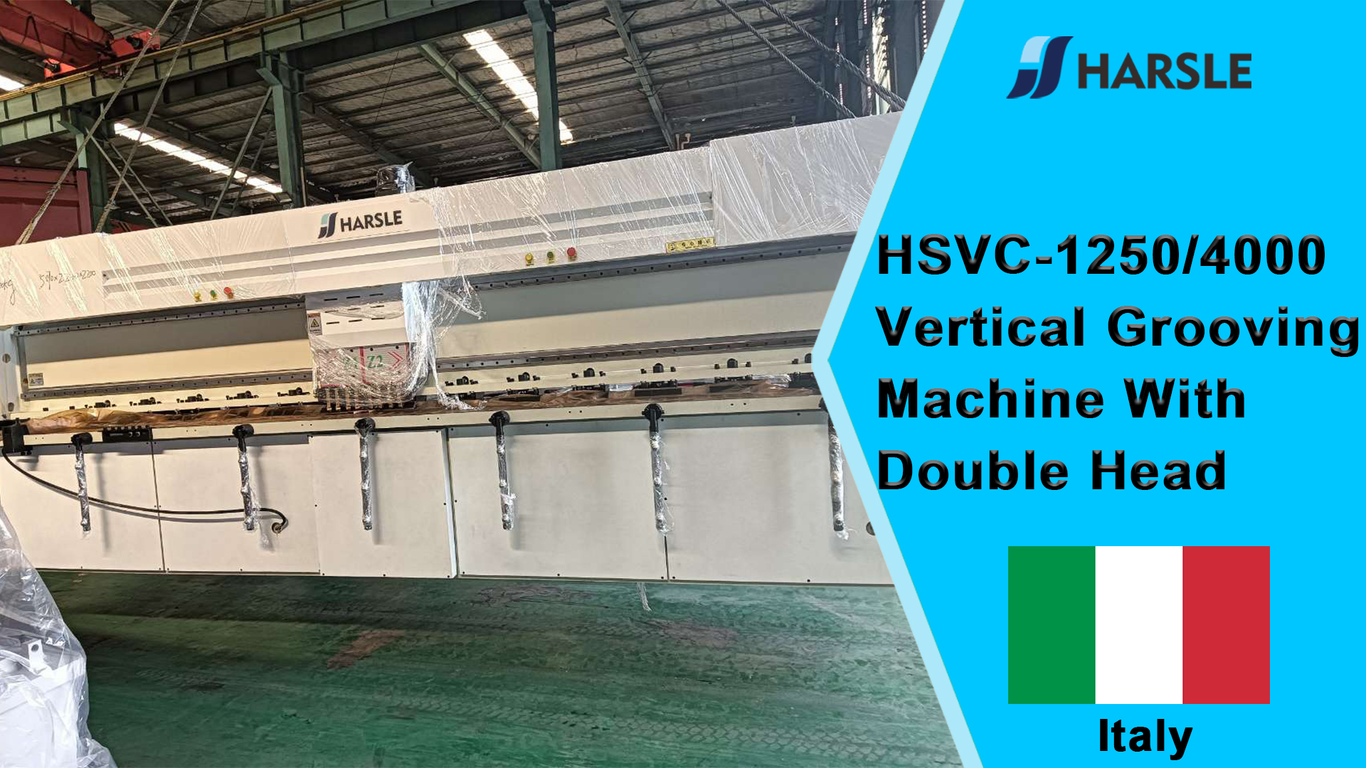 Italia-HSVC-1250/4000 Ranuradora vertical con doble cabezal